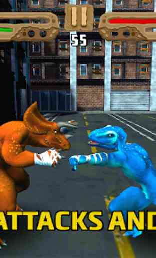 Combattenti di dinosauri - Giochi di combattime 1