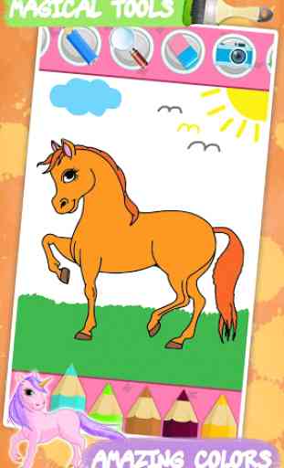 Disegni da colorare : Cavallo 3
