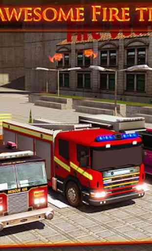 Fire Truck Emergency Rescue 3D 2