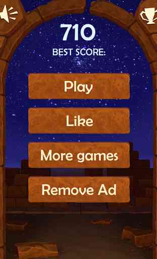 Block Puzzle Night in Egypt: Block Tiles game mode 2