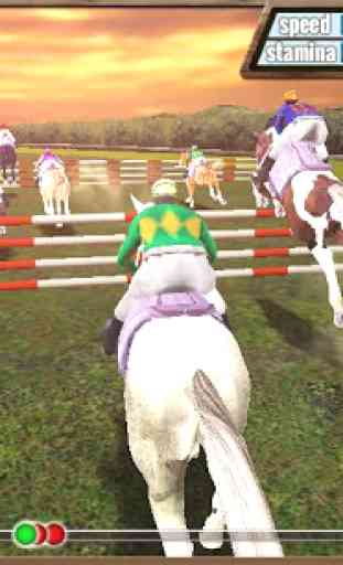 Cavallo da corsa 3D 1