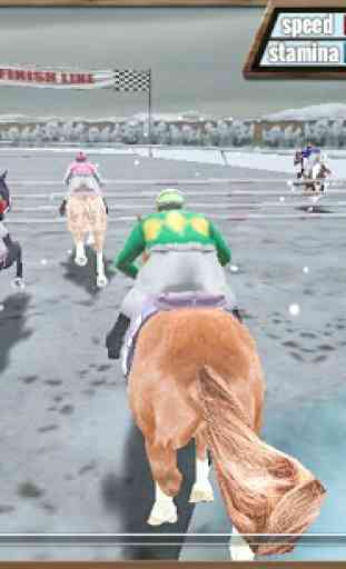 Cavallo da corsa 3D 3