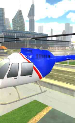 City Helicopter Simulator Game 3