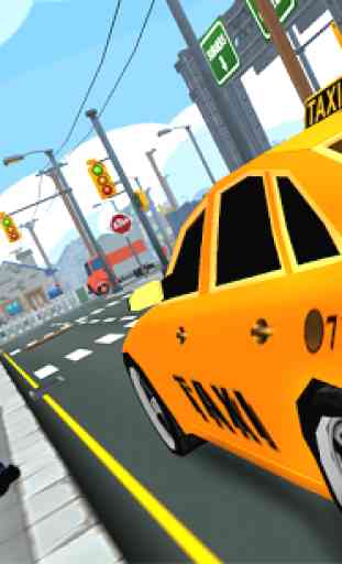 City Taxi Driving 3D 1