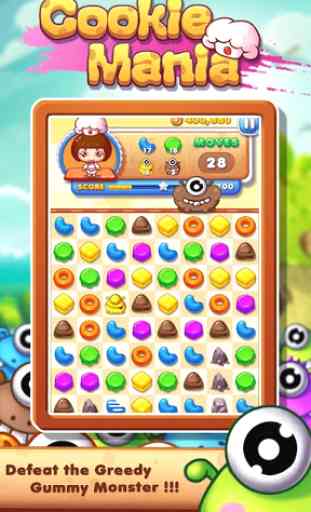 Cookie Mania - Match-3 Sweet Game 2