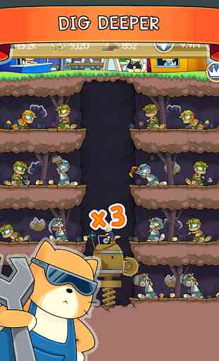 Dig it! - idle cat miner tycoon 2