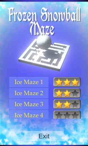 Frozen Snowball Maze 1