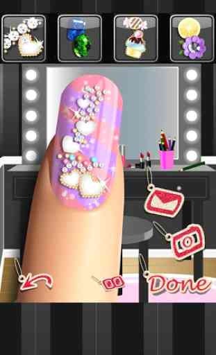 Glitter Nail Salon: Girls Game by Dress Up Star 2
