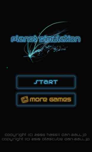 Planet simulation 4
