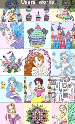 Princess coloring book 4