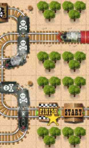 Rail Maze : Train puzzler 4