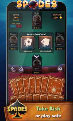Spades - Offline Free Card Games 2