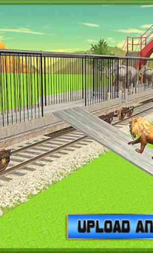 trasporto treno:animali da zoo 1
