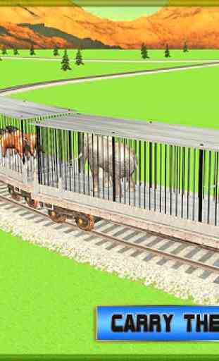 trasporto treno:animali da zoo 2