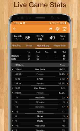 Basketball NBA Live Scores, Stats, & Plays 2020 3