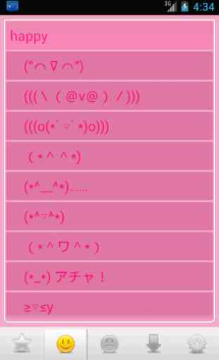 Emoji Kaomoji Emoticons 3