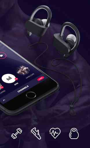 GYM Radio - workout music app 2