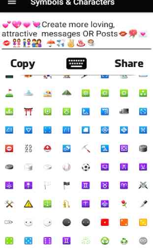 Message Symbols & Characters 2