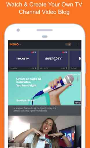 Mivo - Watch TV Online & Social Video Marketplace 1
