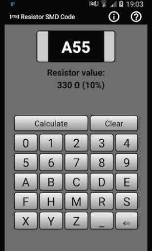 Resistor SMD code calculator 1