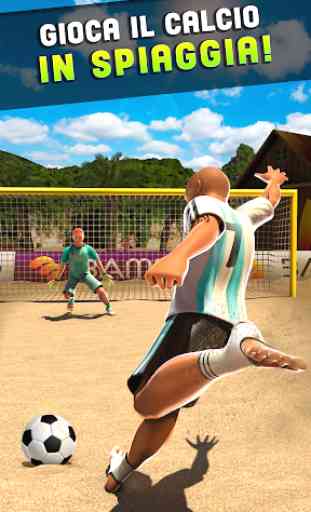 Spara Goal - Beach Calcio 1