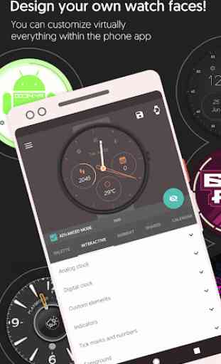 Watch Face - Pujie Black - Wear OS & Galaxy Watch 1