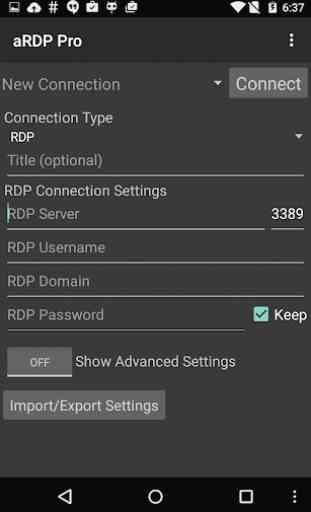 aRDP Pro: Secure RDP Client 1