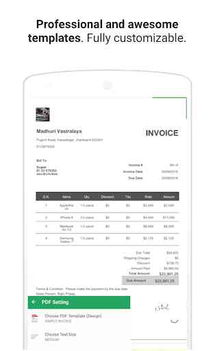 FREE GST Invoice! Estimate, Account, Inventory App 3