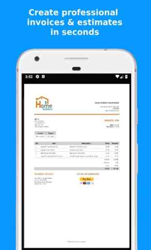 Invoice , Estimate & Billing App - Mobilebiz Pro 2