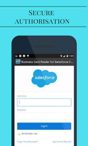 Scanner per biglietti da visita Salesforce CRM 3
