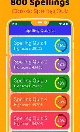 Ultimate English Spelling Quiz : New 2020 Version 3