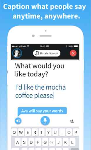 Ava - Live Subtitles for Any Conversation 1