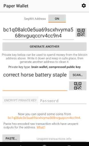 Bitcoin Paper Wallet 3