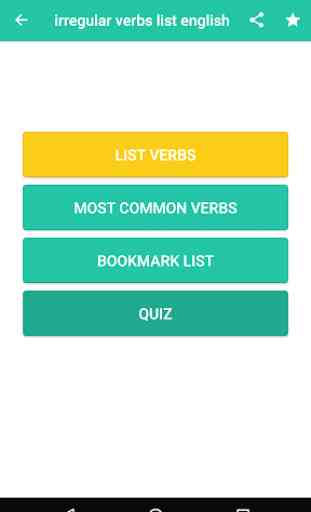 irregular verbs list english 3