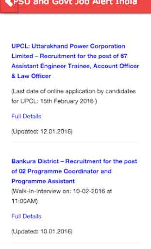 PSU Job Alert Employment News 3