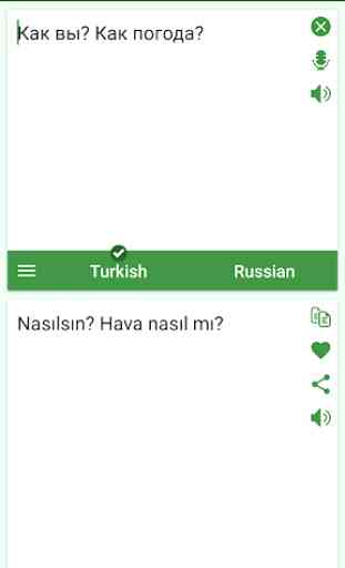 Turkish - Russian Translator 1