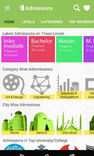 Admissions - 1st year, bachelor and masters merits 1