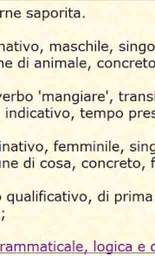 Analisi grammaticale italiana 3