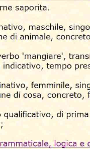 Analisi grammaticale italiana 4