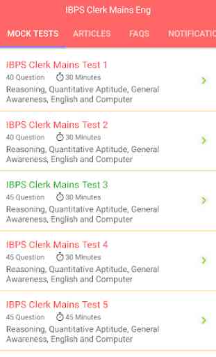BANK CLERK - IBPS & SBI Exam 3