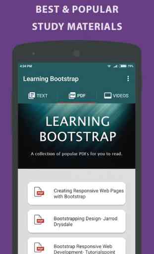 Learning Bootstrap 4  - Tutorial 2