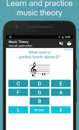 MyMusicTheory - music theory exercises 1