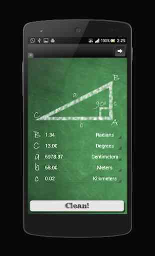 Right Triangle Calculator (Pythagorean theorem) 3