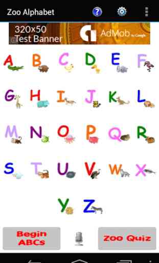 Zoo Alphabet 1