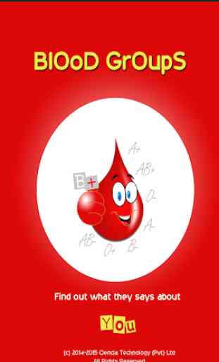 Blood Groups and You 1