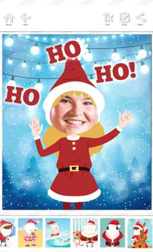 Christmas Face Editor – Create Greeting Cards 4