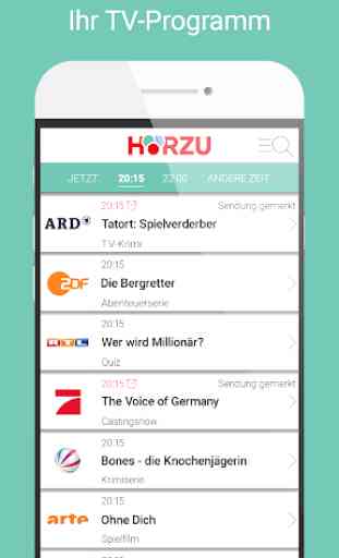 HÖRZU TV Programm als TV-App 1