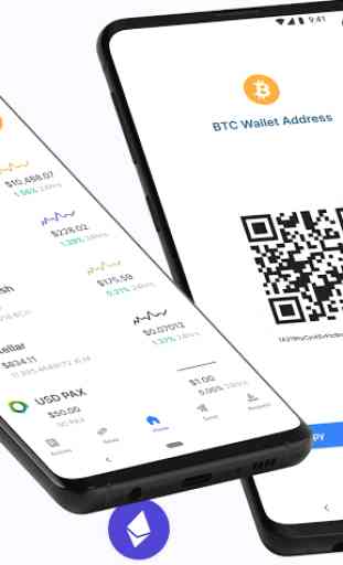 Blockchain Wallet. Bitcoin, Bitcoin Cash, Ethereum 2