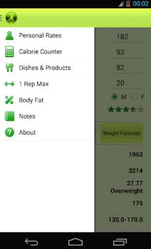 Fitness Calculator 1.0 2