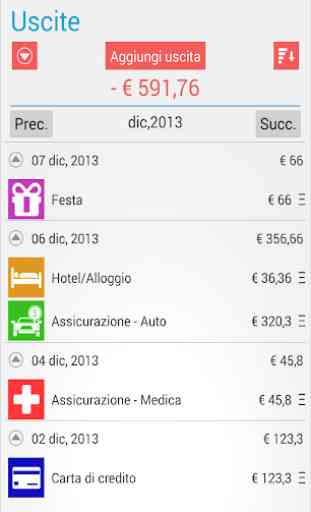 Home Budget Manager (italiano) 2